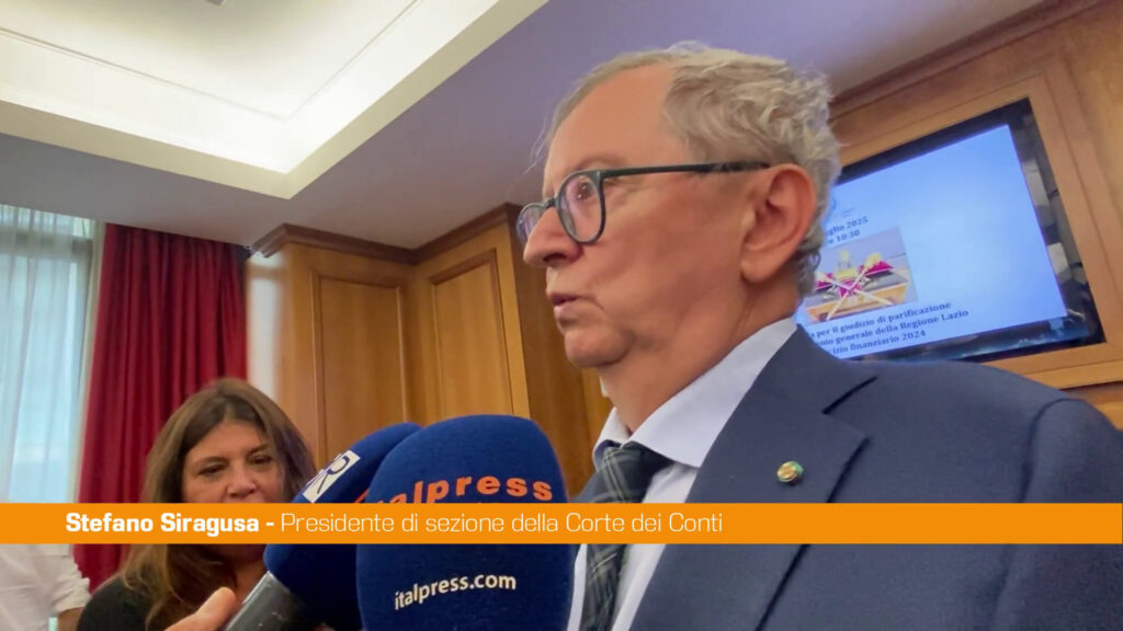 Corte dei Conti Lazio, Siragusa: migliorano i conti della Regione
