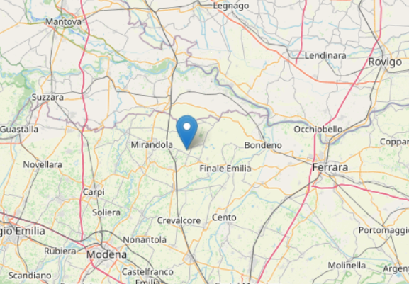 L’Emilia-Romagna trema: terremoto avvertito nettamente tra Modena, Bologna e anche Verona