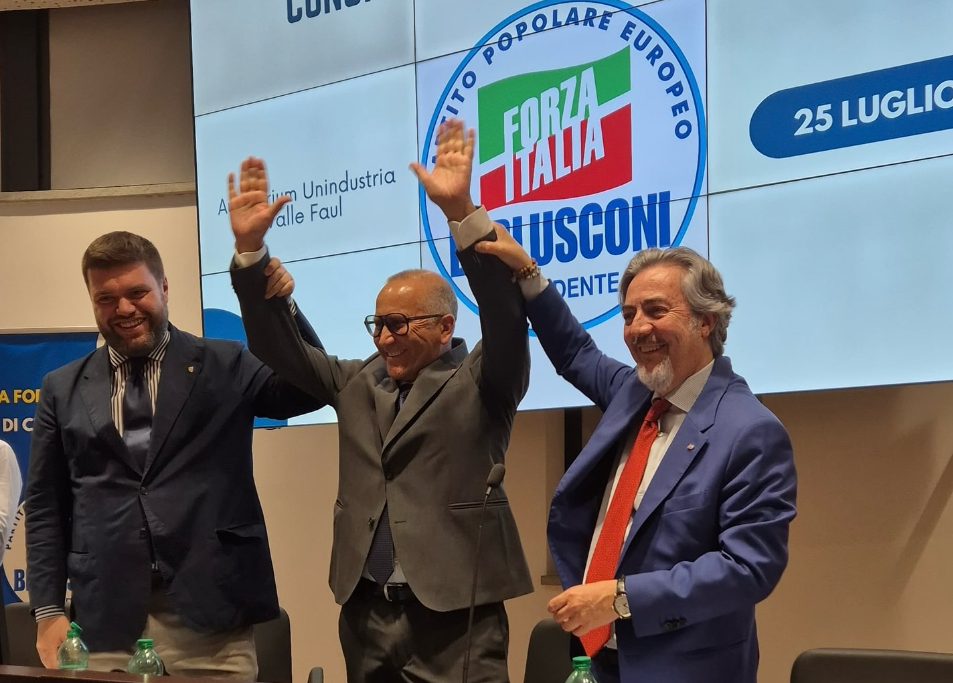 Viterbo – Forza Italia, Purchiaroni è il nuovo segretario cittadino: al congresso elogi al civismo e a Frontini