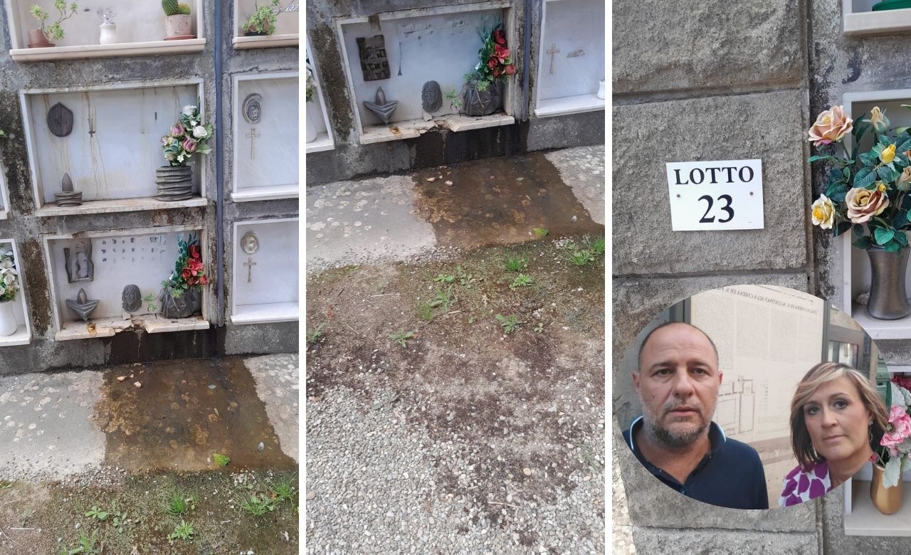 Acquapendente – Cimitero nel degrado, Brenci e Sarti: “Ora anche liquidi che fuoriescono dai loculi, amministrazione intervenga subito”