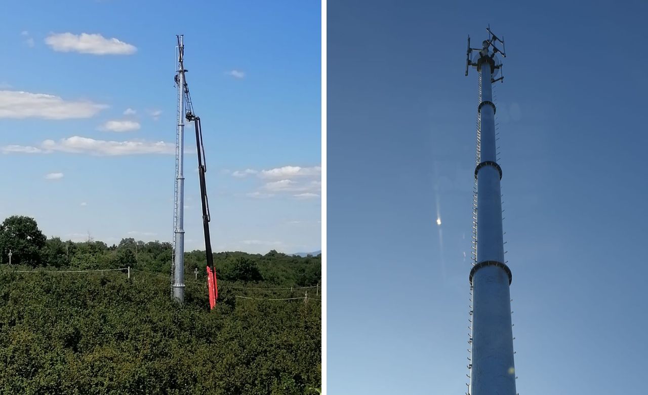 Sutri – Una torre 5G di 34 metri in mezzo alle case, le famiglie insorgono: “Saputo tutto per caso, nessuno ci ha informati”