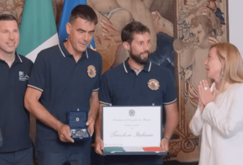 Ventimiglia, Meloni riceve volontari che hanno salvato Allen: “Siete l’Italia più bella”