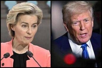 Dazi Usa-Ue, von der Leyen vedrà Trump domenica in Scozia. Tycoon: “Accordo? C’è 50% di possibilità”