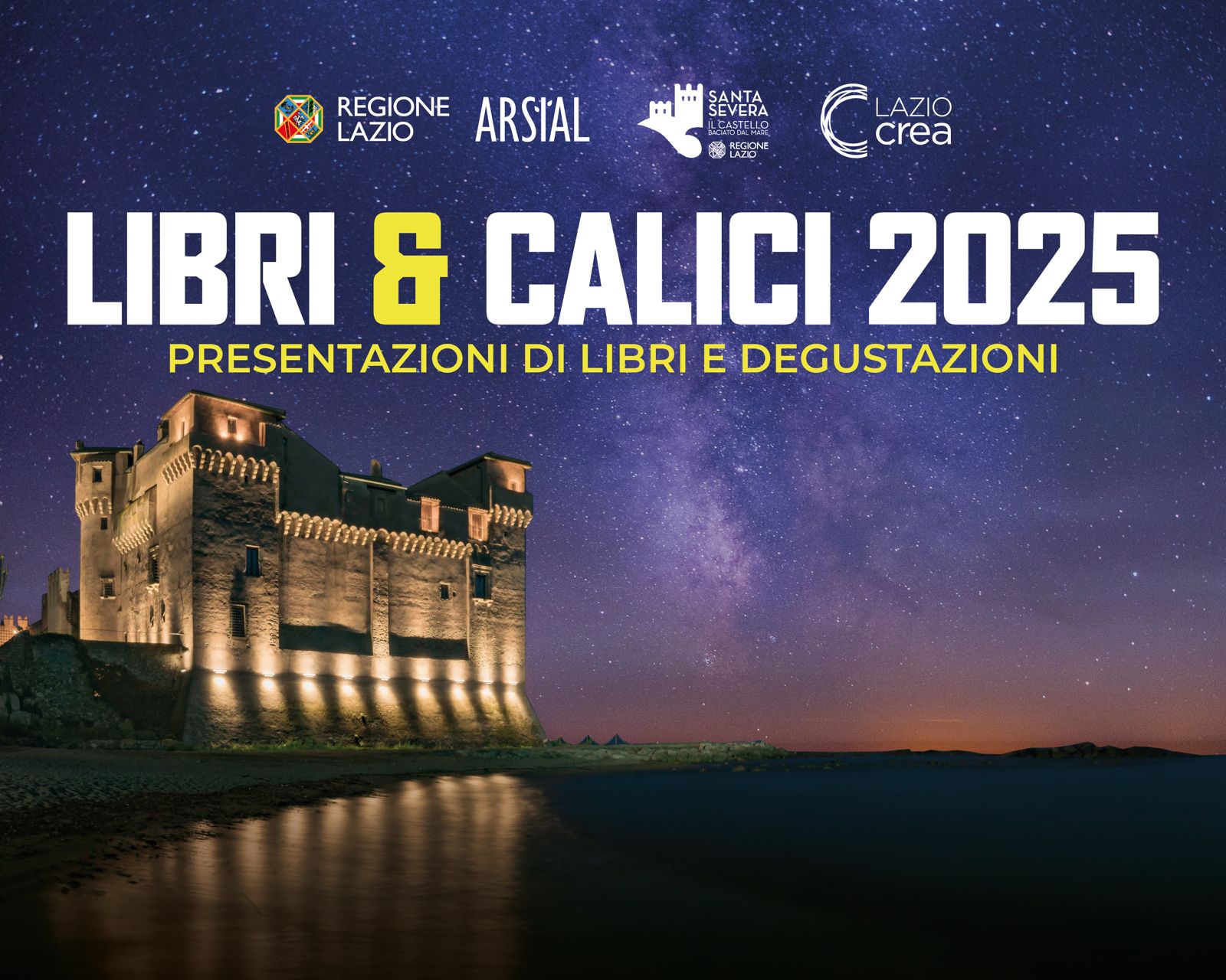 Castello di Santa Severa: il 6 luglio al via la rassegna letteraria con degustazione “Libri e calici”