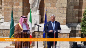 M.O. Tajani “Al lavoro con Arabia Saudita per soluzione a due stati”