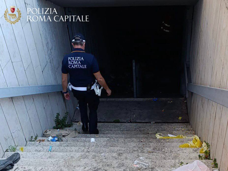 Roma – Duplice operazione anti degrado nel II Municipio, intervento congiunto di Polizia Roma Capitale, Polizia di Stato e Ama