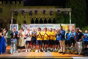 La Viterbese protagonista della Cena in piazza con i Facchini, Salaris: “Farò sognare Viterbo con il calcio” (FOTO)