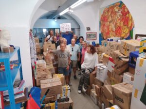 Civitavecchia – Raccolte 5 tonnellate di alimenti in 24 ore a sostegno di Gaza