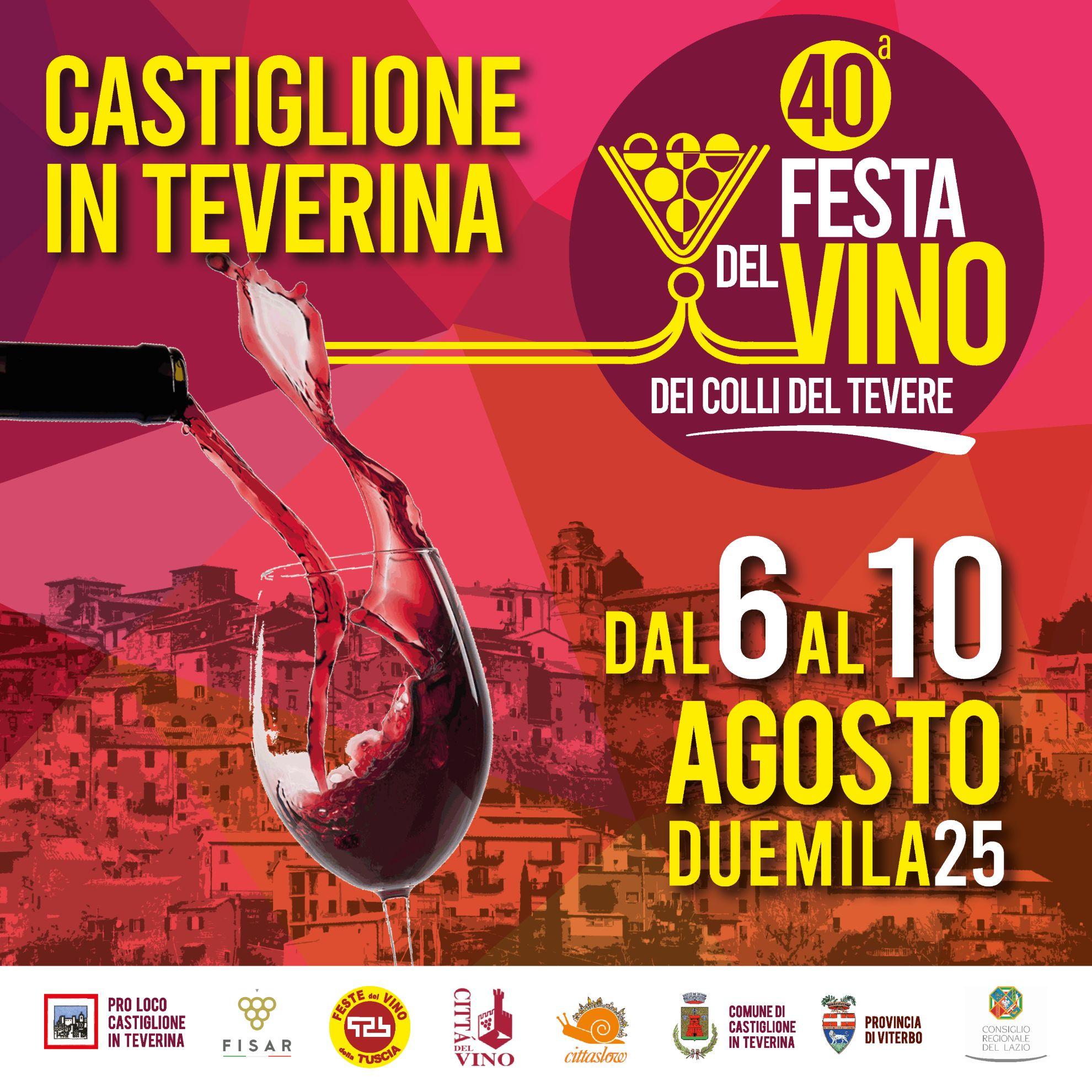La Festa del Vino di Castiglione in Teverina pronta a festeggiare 40 anni di bevute