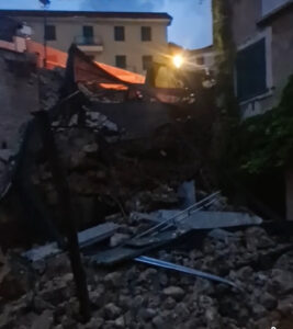 Guarcino – Maltempo: muro frana vicino a una casa, nessun ferito