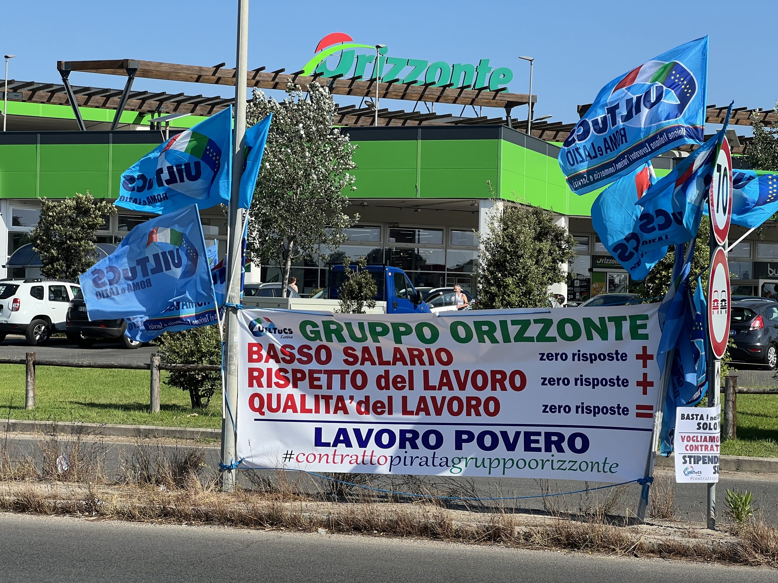 “Vertenza Orizzonte, continua l’attacco ai lavoratori che chiedono un contratto dignitoso”: l’affondo della UilTucs Latina