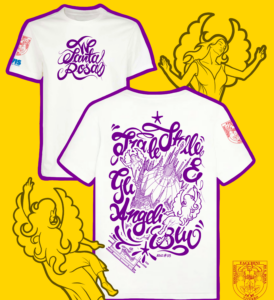 Viterbo – Magliette “da collezione” per festeggiare il trasporto della Macchina di Santa Rosa