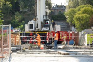 Roma, iniziati i lavori per la demolizione del ponte di via Giulio Rocco chiuso per sisma nel 2016