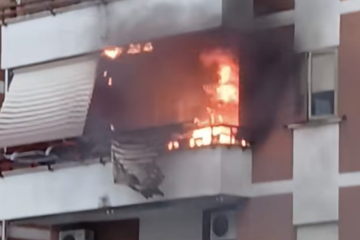 Civita Castellana – Incendio in un appartamento di via Enrico Berlinguer