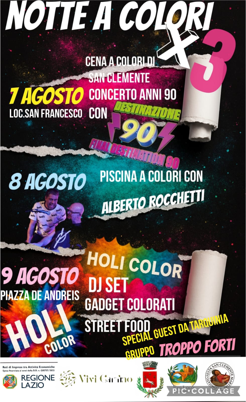 A Canino tre serate di musica, divertimento e sapori locali