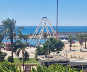 Civitavecchia – Torna la ruota panoramica alla Marina: “34 metri di altezza per ammirare il territorio”