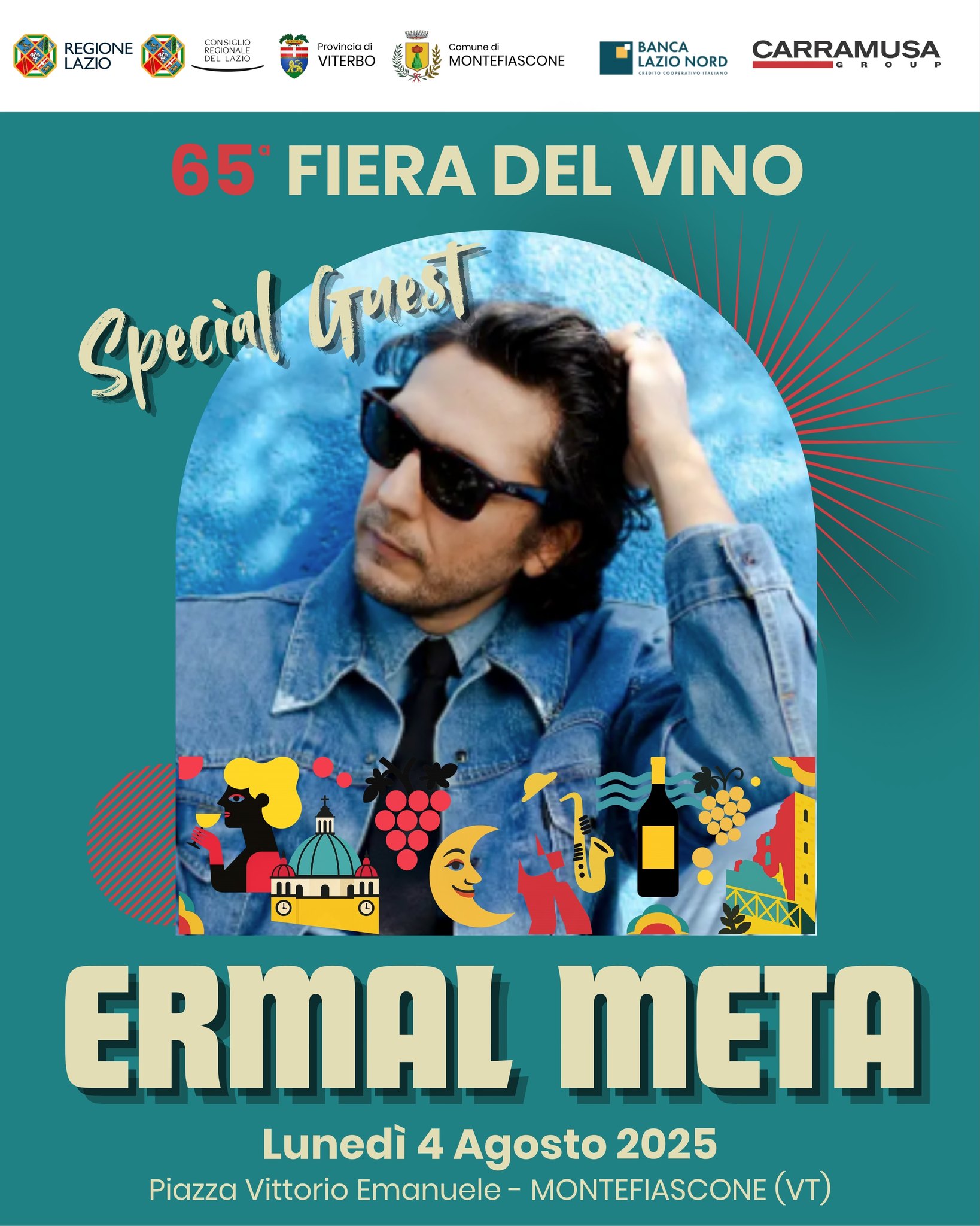 Fiera del Vino di Montefiascone: attesa per l’appuntamento, tra musica e parole, con Ermal Meta