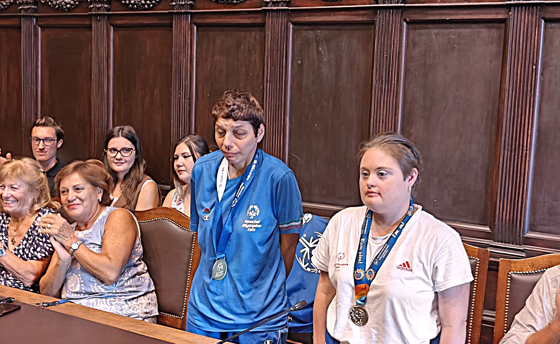 Viterbo – Martina Casagrande e Viviana Cozzani madrine “d’oro” del Trasporto della Macchina di Santa Rosa