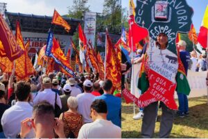 Da Viterbo a Pontida, grande partecipazione nel segno dei “Liberi e Forti”