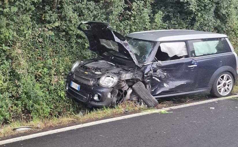 Vasanello, traumi leggeri per le due donne coinvolte nell’incidente in località San Giuseppe