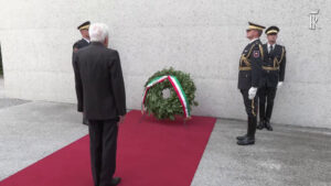 Lubiana, Mattarella al Monumento ai Caduti di tutte le guerre