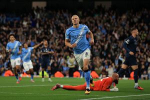 Il Napoli piegato da Haaland e Doku, 2-0 per il City