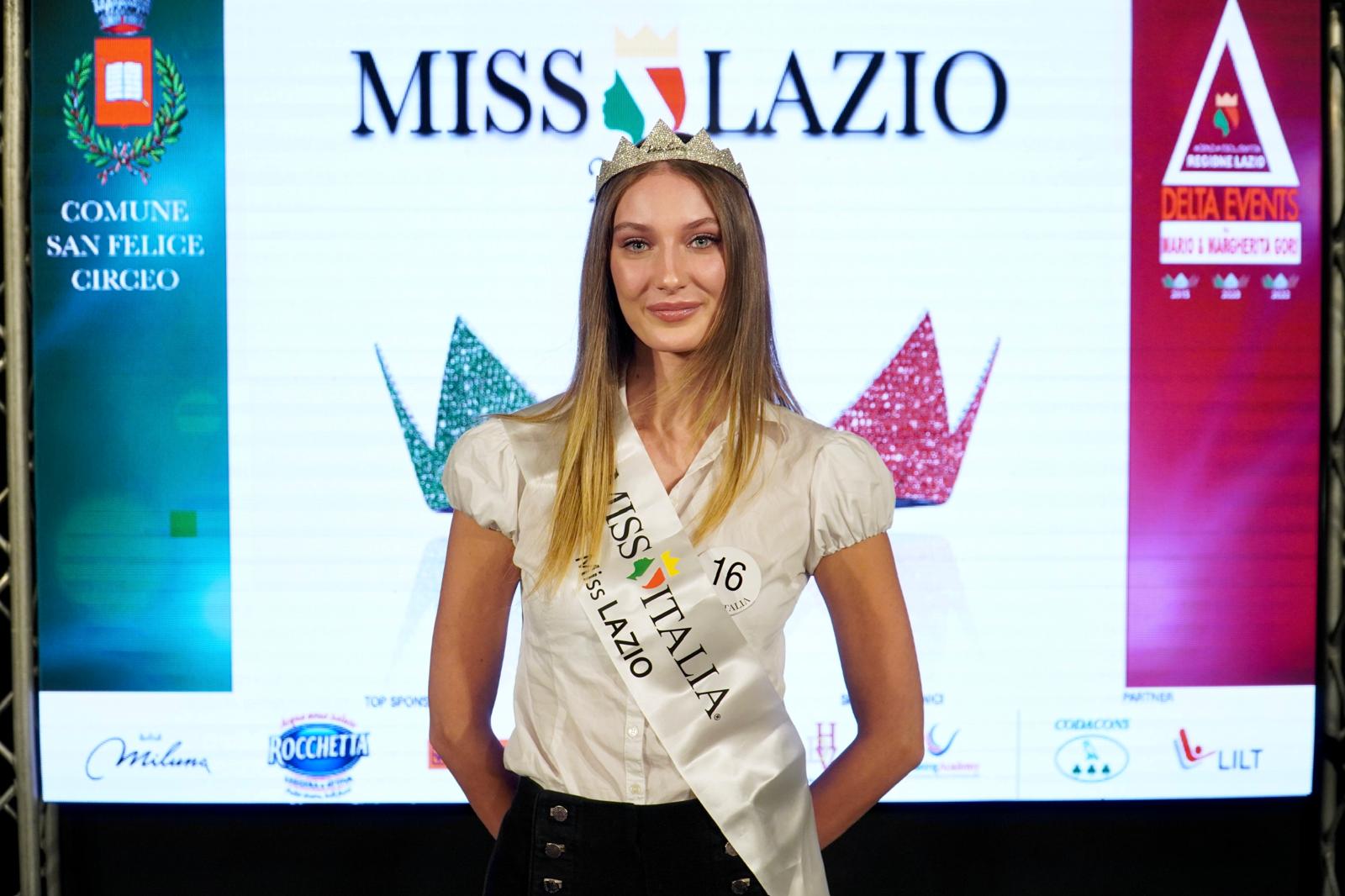 La viterbese Valentina Beraldo alla finale nazionale di Miss Italia