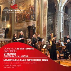 Viterbo – Week end di musica con il Festival Barocco Alessandro Stradella