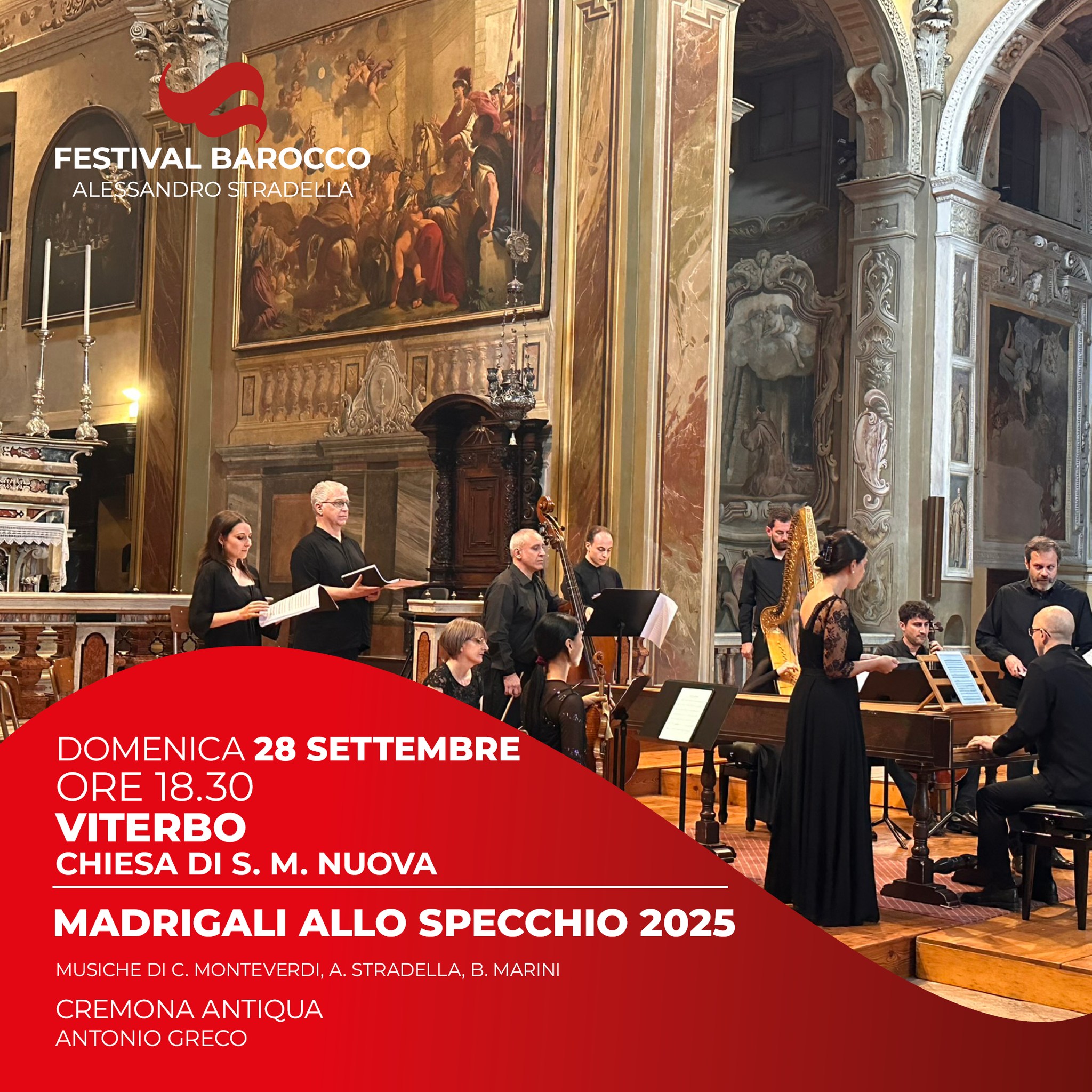 Viterbo – Week end di musica con il Festival Barocco Alessandro Stradella