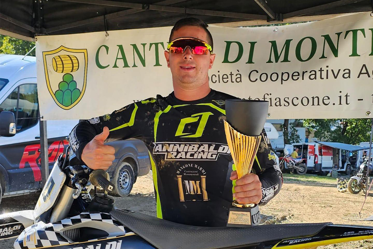 Montefiascone – Samuele Pagliaccia campione italiano Uisp 250 due tempi