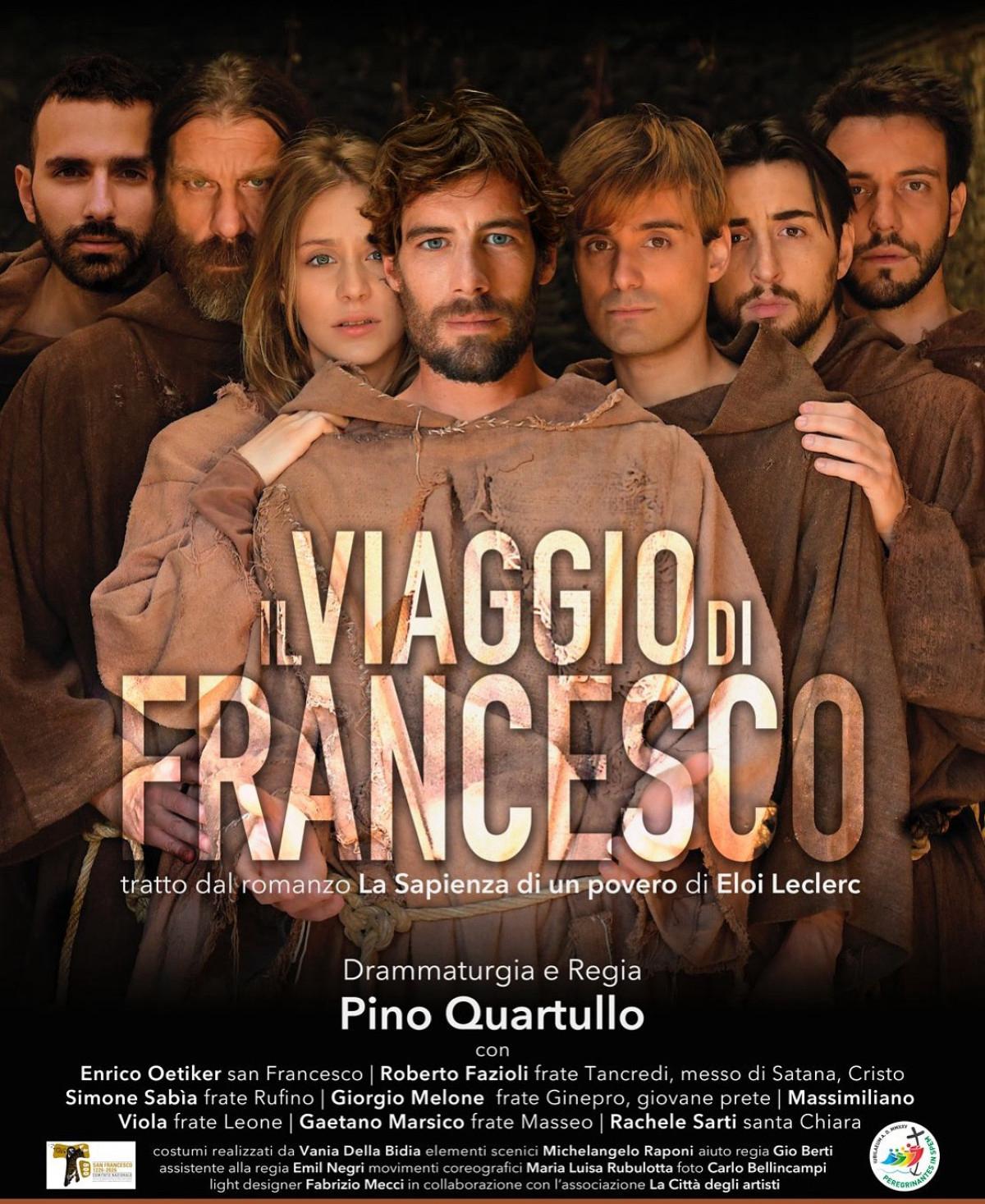 “Il Viaggio di Francesco” in scena al Traiano di Civitavecchia