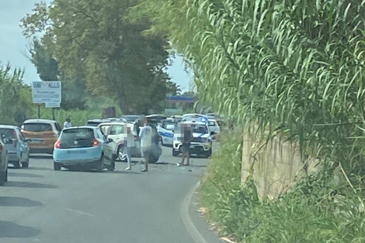 Cerveteri – Brutto incidente sulla Settevene Palo, traffico in tilt (FOTO)
