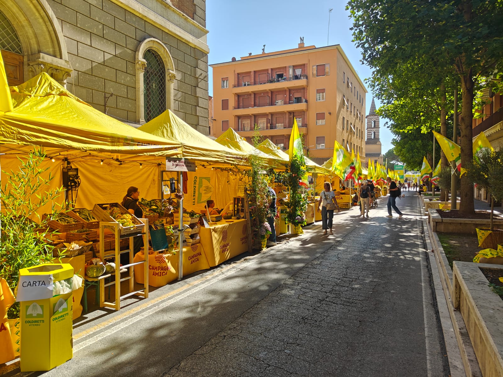 Viterbo – Il centro storico si colora con il Villaggio Coldiretti: tre giorni tra sapori, tradizioni e festa