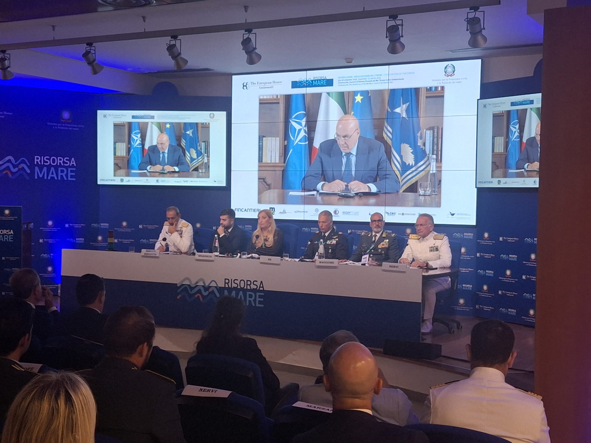 Politica italiana a Civitavecchia – Ministri, autorità ed istituzioni al Porto per Risorsa Mare (FOTO)