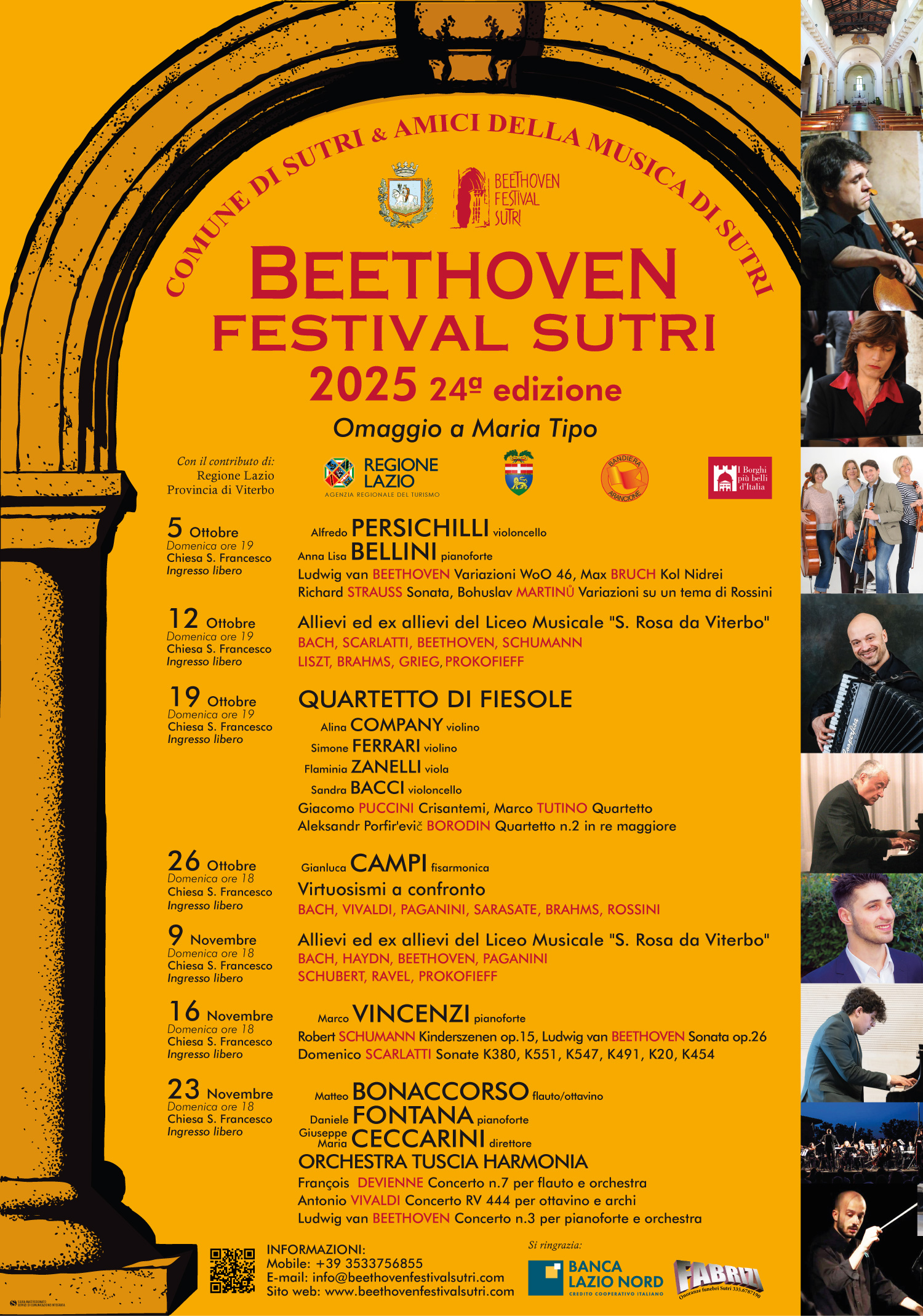 Beethoven Festival Sutri, al via la 24° edizione