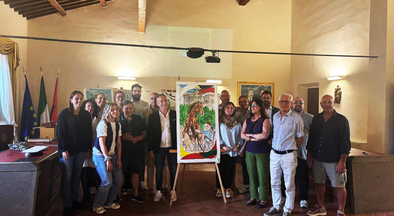 Soriano nel Cimino, scelto il drappo del Palio delle Contrade 2025