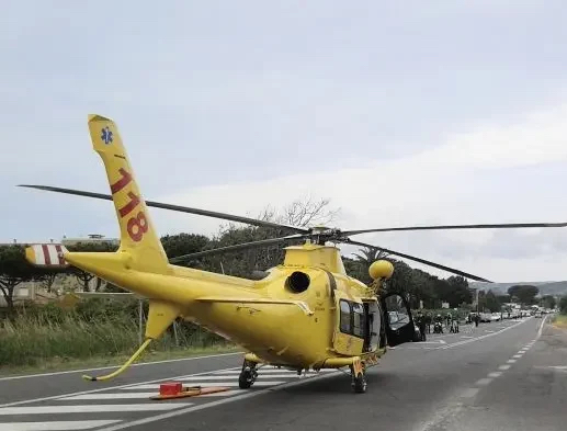 Caprarola – Escursionista si fa male sul Monte Venere: soccorsa in barella e trasportata in elicottero
