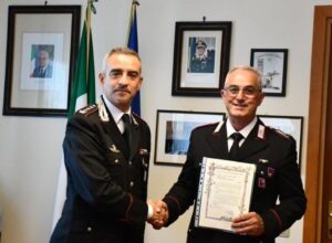 Rieti – Dopo 39 anni di onorato servizio, l’Arma saluta il Brigadiere Capo Claudio Di Matteo