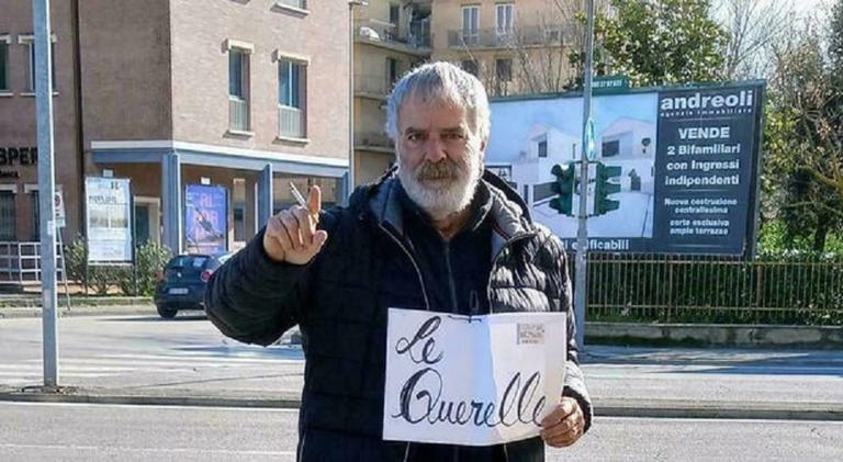 Addio a Tiziano Pellonara, il clochard che vinse 300mila euro e conquistò Jesi con un sorriso