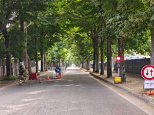 Viterbo – Viale Trieste vicino alla riapertura, via all’asfaltatura