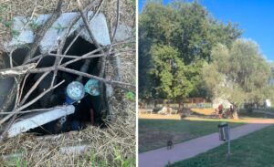 Viterbo – Voragine si apre al Parco delle Querce: “Fate attenzione, accanto c’è anche un asilo nido”