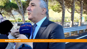 Inaugurazione svincolo Brancaccio, Orlando “Impiegati 3,2 milioni”