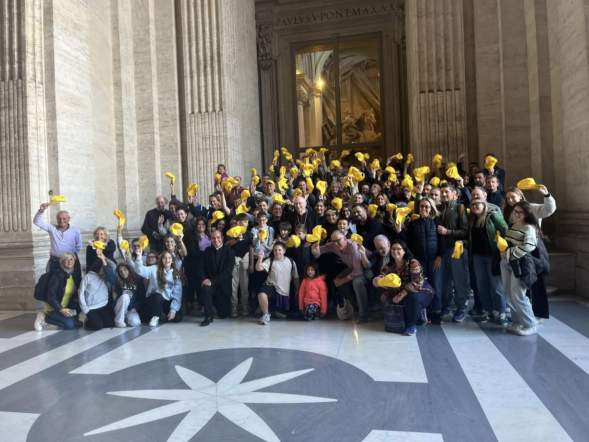 Fedeli di Acquapendente in pellegrinaggio a Roma: “Grazie a don Enrico e al cardinale Parolin”