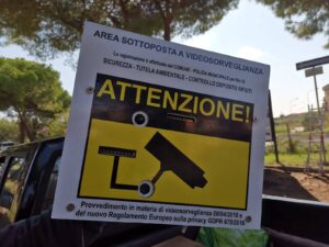 Cerveteri – Installate otto fototrappole contro l’abbandono dei rifiuti