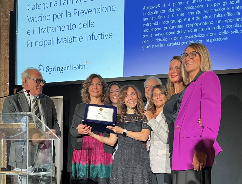 Pfizer premiata per il vaccino contro il virus respiratorio sinciziale