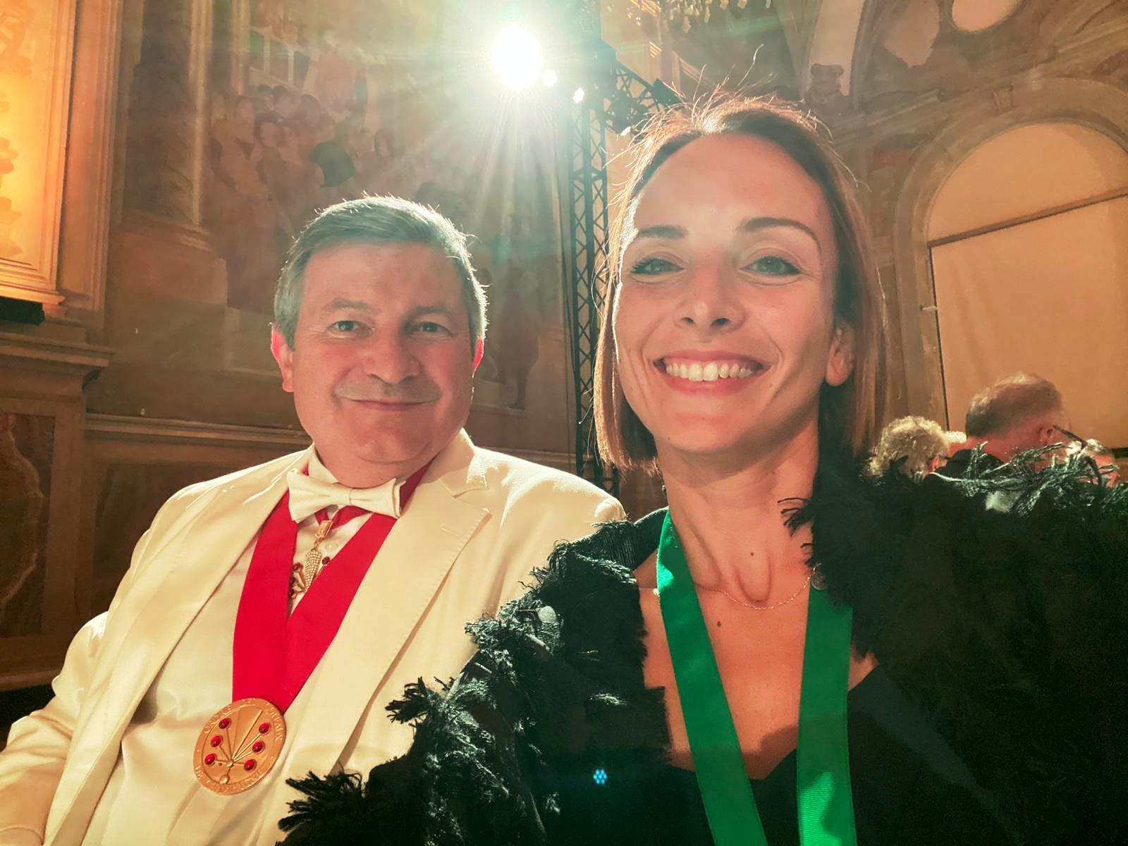 Enrica De Fazi di Civitavecchia nominata cavaliere dello champagne