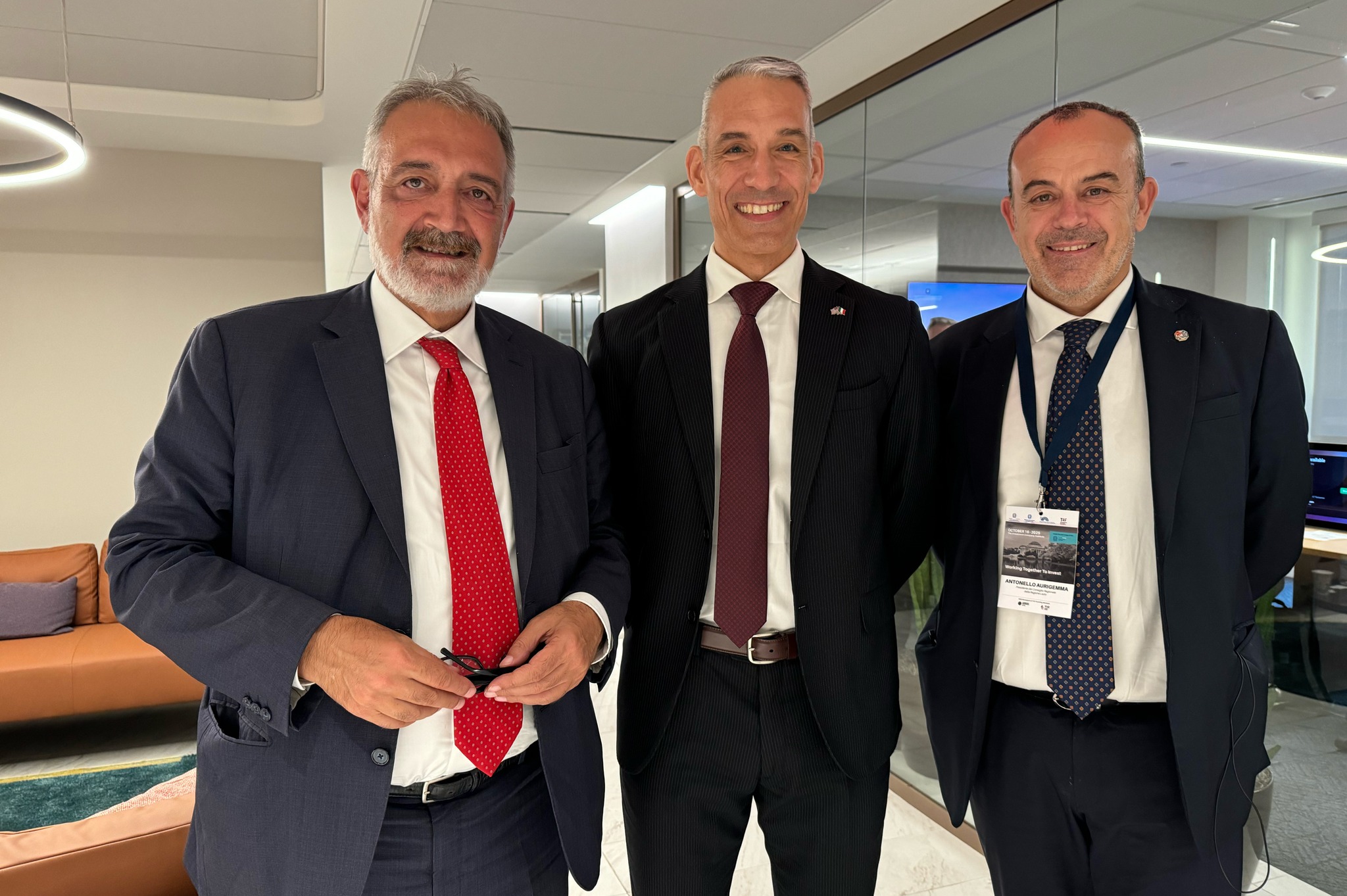Il presidente Rocca a Washington: “Al lavoro per promuovere investimenti internazionali nel Lazio”