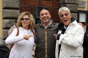 Eva Grimaldi ed Imma Battaglia alla Festa della Castagna di Canepina