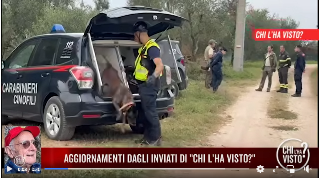 Andrea Gentili: riprese le ricerche dopo il servizio su “Chi l’ha visto?” (VIDEO)