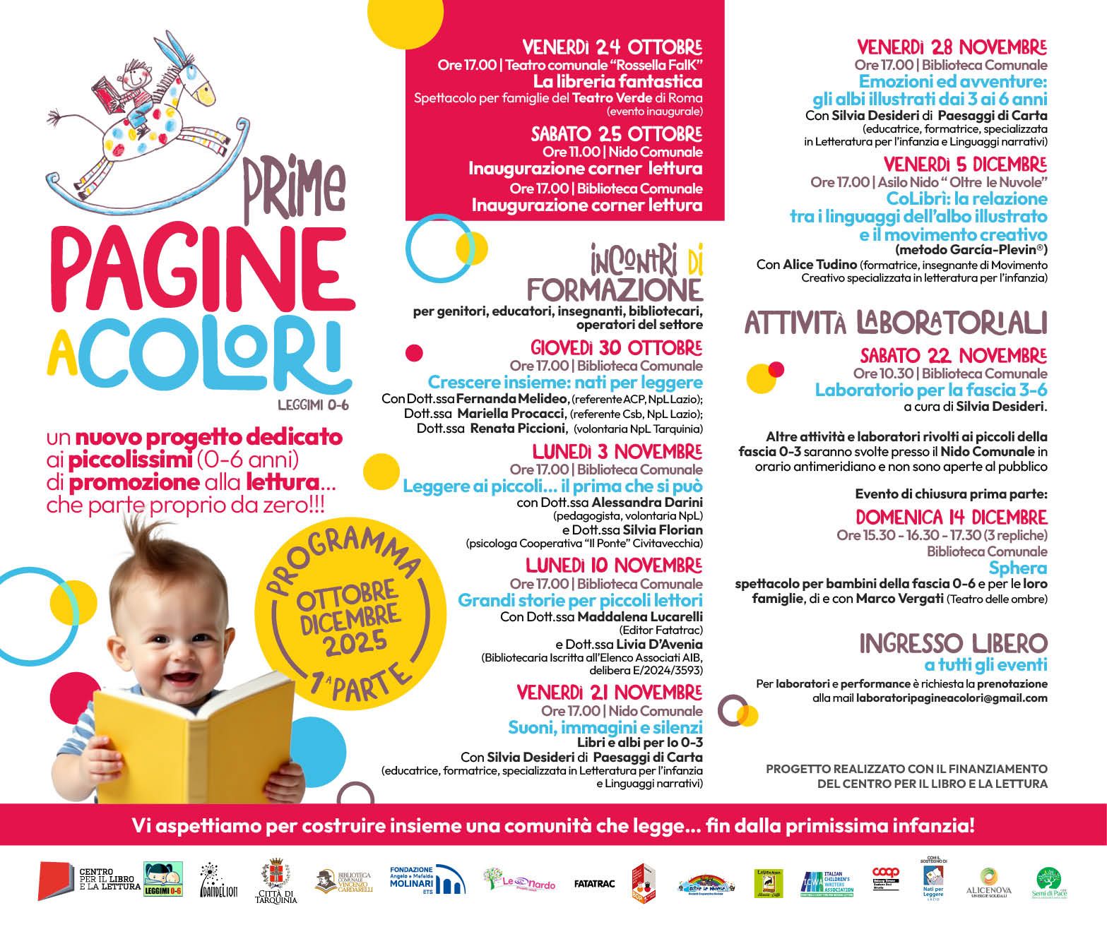 Tarquinia, “PRIME PAGINEaCOLORI”: ecco la nuova sezione del festival dedicata ai bambini